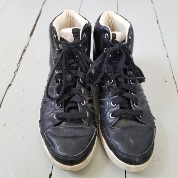 Black High top Adidas Sneakers - Picture 5 of 7